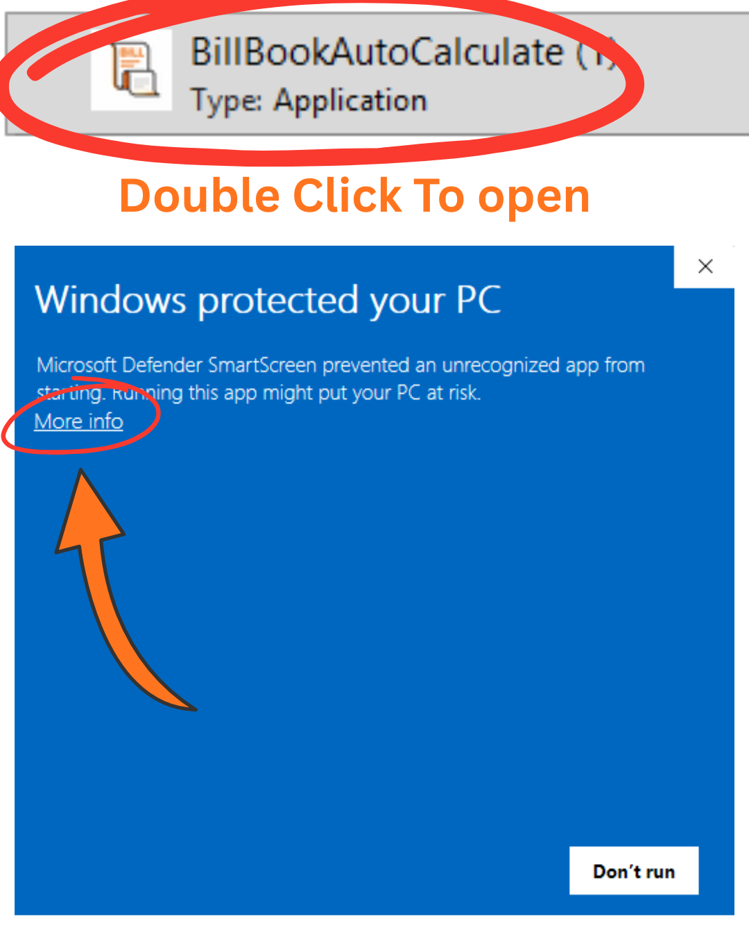 Locate downloaded file